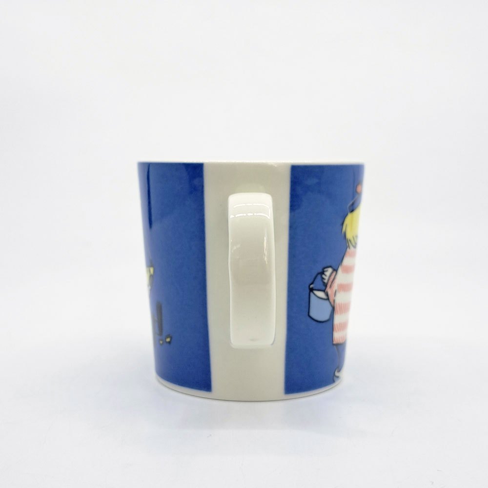 アラビア ARABIA ムーミン Moomin マグカップ トゥーティッキー Tuutikki ブルー 廃番 フィンランド 北欧食器 ●