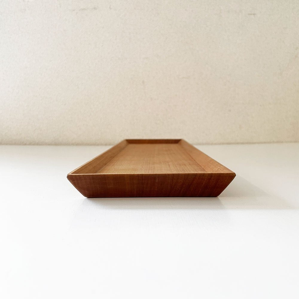 富井貴志 Takashi Tomii バケット皿 長角盆 トレイ 40×12cm ナラ材 木工 現代作家 Style-Hug Gallery オリジナル ◎