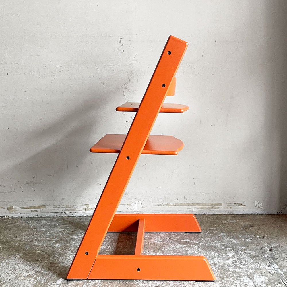 ストッケ STOKKE トリップトラップ TRIPP TRAPP ベビーチェア キッズチェア S/N無し オレンジ ノルウェー 北欧家具 ■