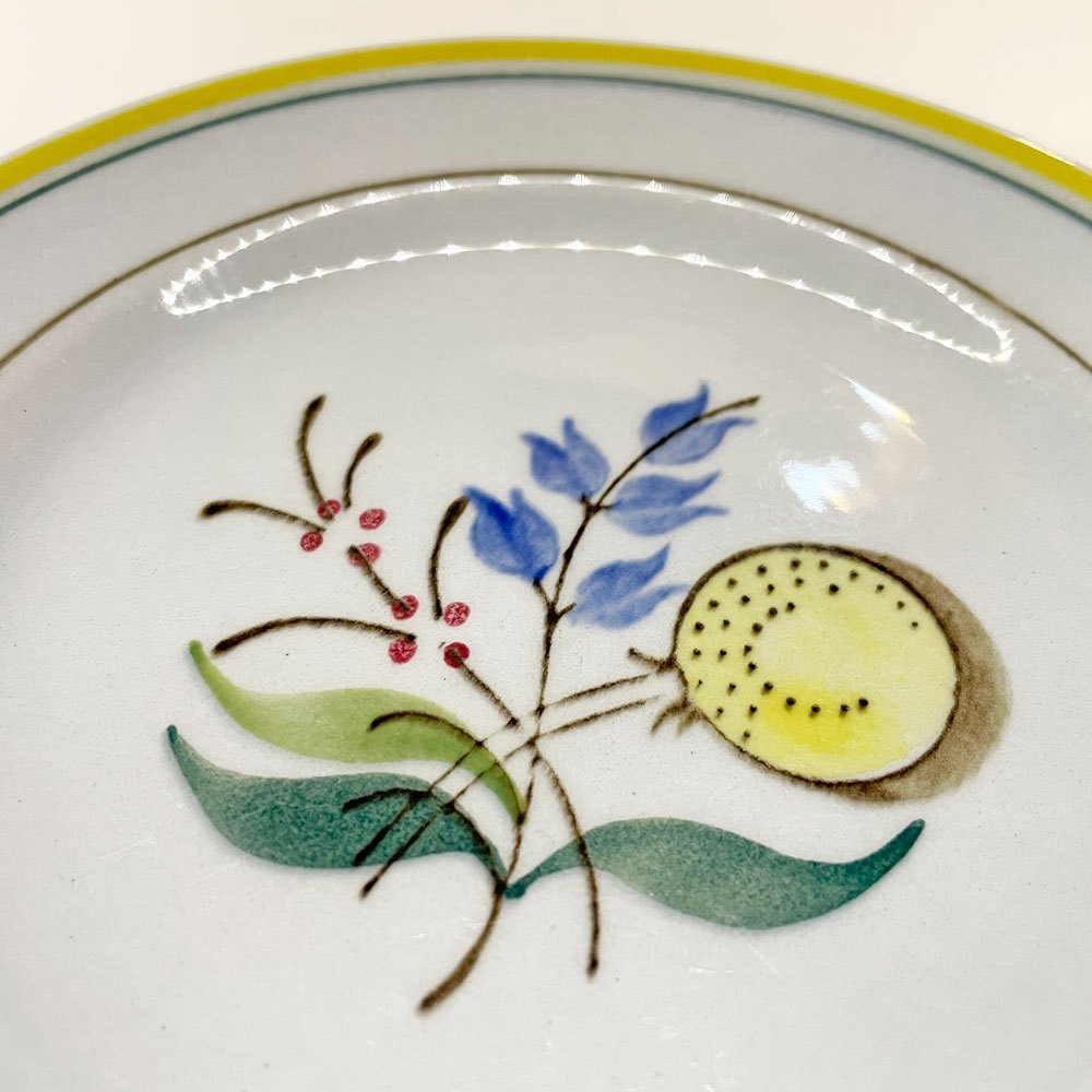 アラビア ARABIA ウィンドフラワー Wind Flower プレート Φ15㎝ 北欧ビンテージ オルガ・オソ 1960年代 北欧食器 A ★