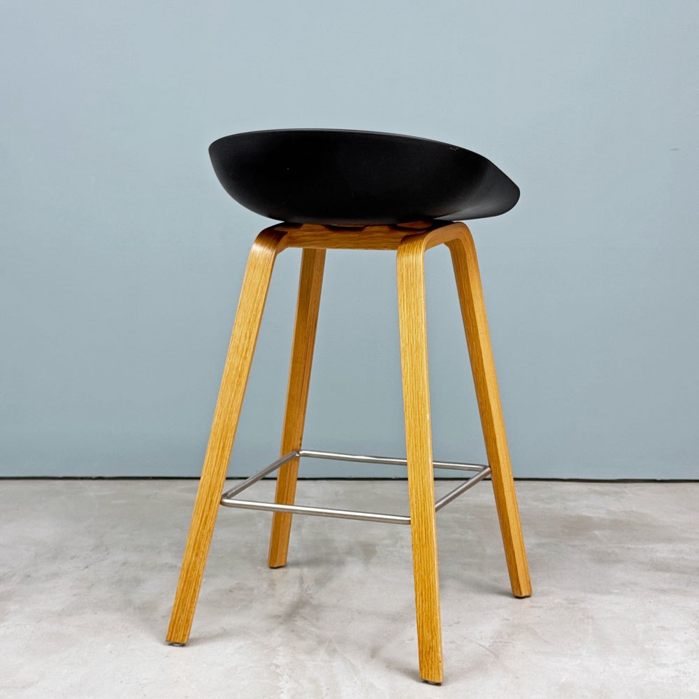 ヘイ HAY アバウトアスツール About a stool ブラック AAS32 LOW H75㎝ ハイスツール カウンターチェア 北欧モダン デンマーク ◎