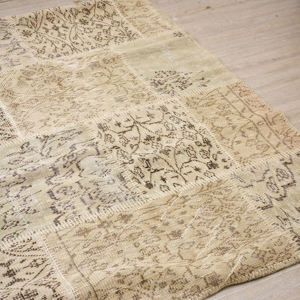 トルコ イスタンブール パッチワークラグ オーバーダイ 240×170cm ラグ 敷物 Sukhi取扱 ●