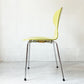 フリッツハンセン Fritz Hansen 3101 アントチェア ANT CHAIR 4本脚 ライム 廃番カラー ラッカー仕上げ 2000年製 アルネ・ヤコブセン デンマーク 北欧家具 ★