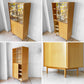 イデー IDEE リリハ キャビネット LILIHA CABINET ガラス戸 引戸 アッシュ材 福島仁 ナチュラルモダン 廃盤 ★