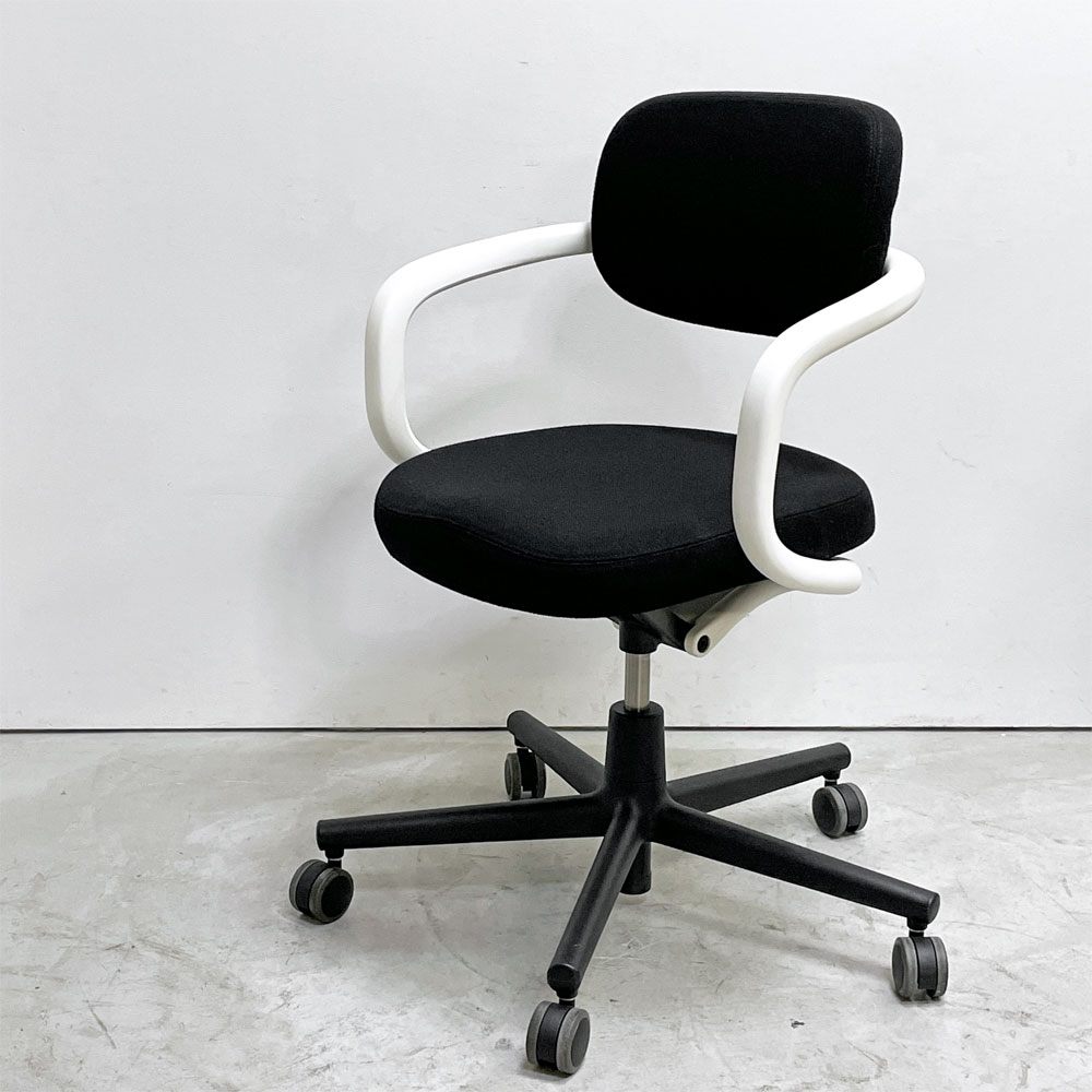 ヴィトラ vitra オールスター Allstar オフィスチェア デスクチェア ホワイト × ブラック ファブリック コンスタンチン・グルチッチ 参考定価￥163,900- ●