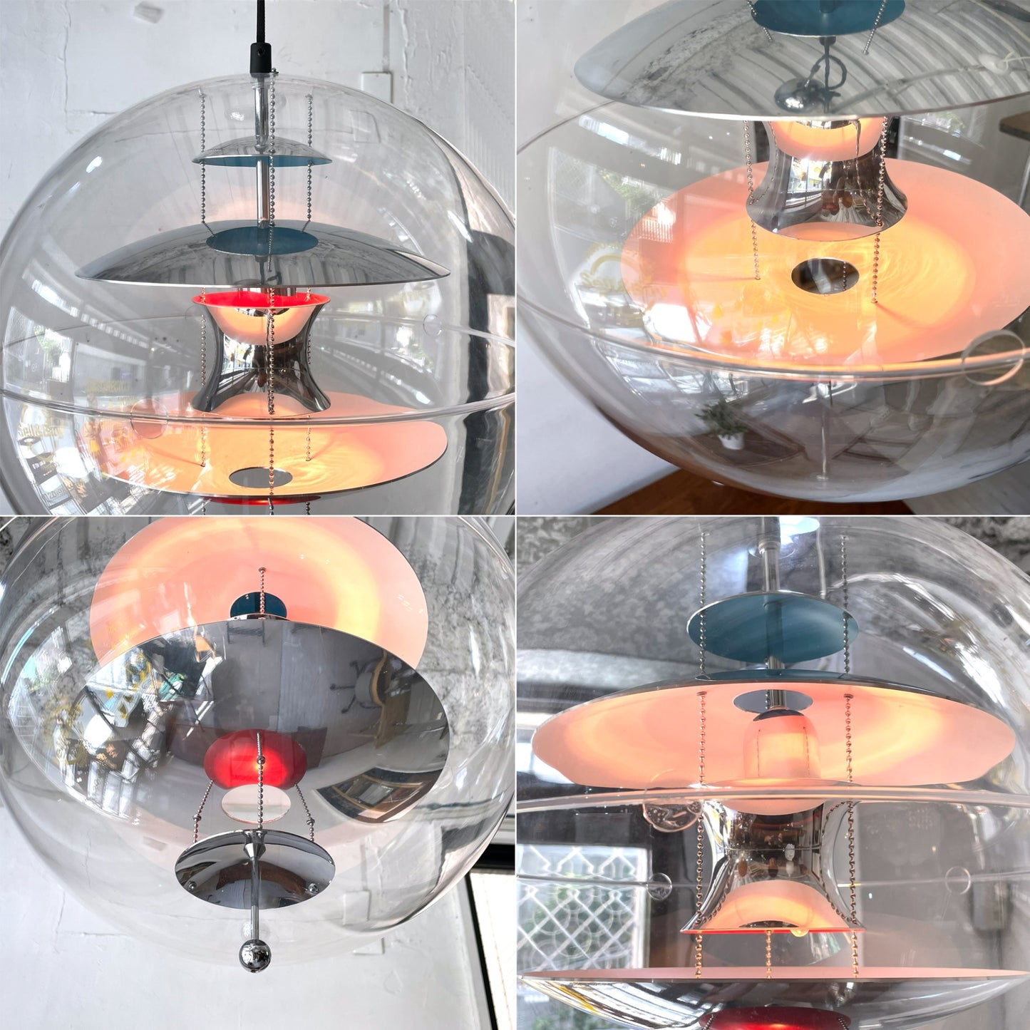 ヴァーパン VERPAN VPグローブ40 GLOBE 40 カラードグラス COLOURED GLASS 776F-396X ペンダントライト ヴェルナーパントン ★