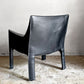 カッシーナ Cassina 414 CAB キャブチェア ラウンジチェア アームチェア 1シーター 本革 マリオ・ベリーニ 参考価格約65万 ■