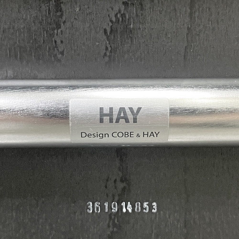 ヘイ HAY ハーフタイムチェア HALFTIME CHAIR ダイニングチェア スタッキング プライウッド スチール ブラック 北欧 デンマーク モダン 現状品 B ●