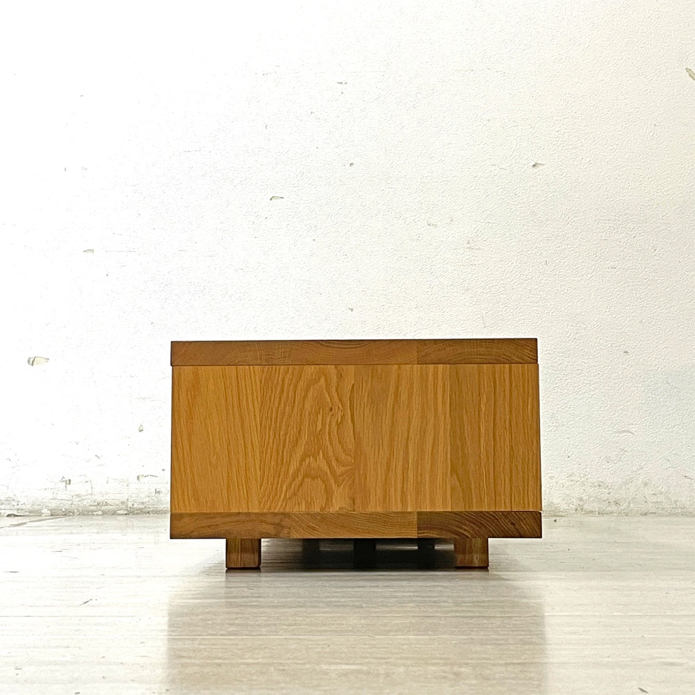 無印良品 MUJI リアルファニチャー オーク無垢材 テレビボード AVボード オープンタイプ W180cm ●