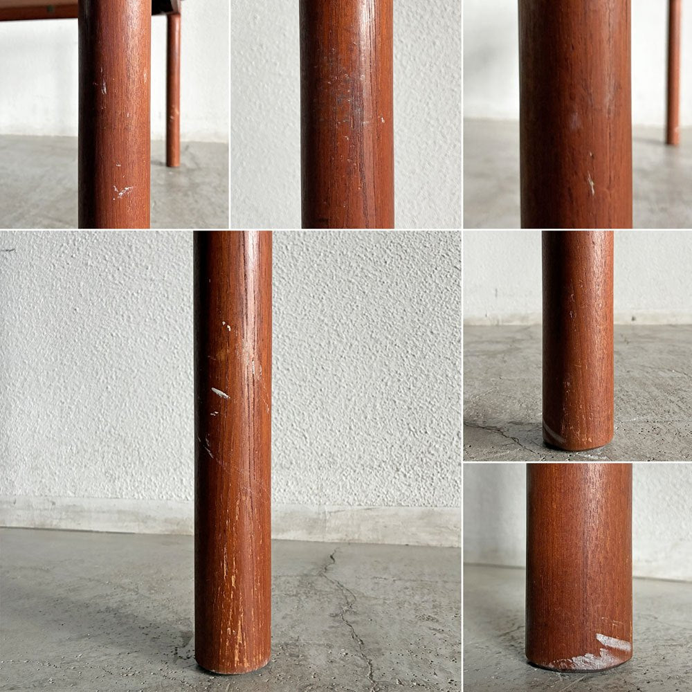 ジャパンビンテージ Japan Vintage チーク材 ダイニングテーブル スクエア W120cm ミッドセンチュリー 北欧スタイル 〓