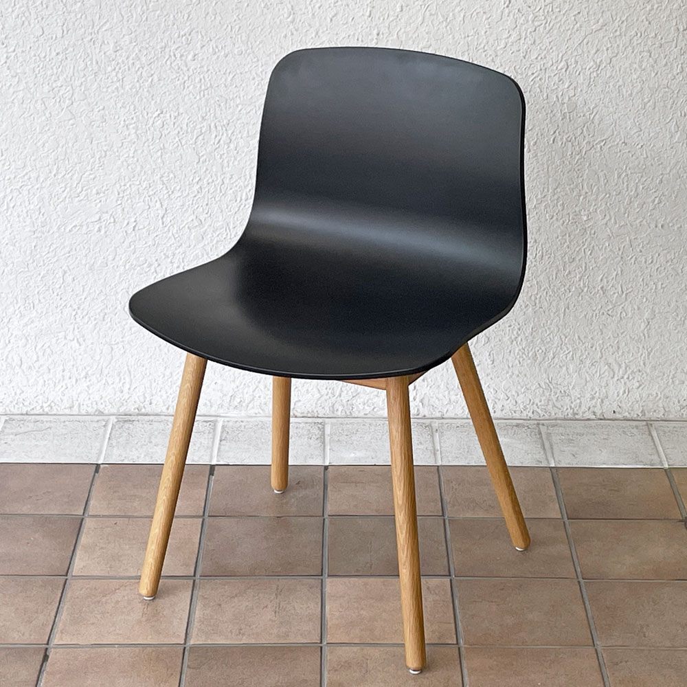 ヘイ HAY アバウト ア チェア ABOUT A CHAIR AAC12 アームレスチェア ダイニングチェア ブラック ニューノルディック ◇