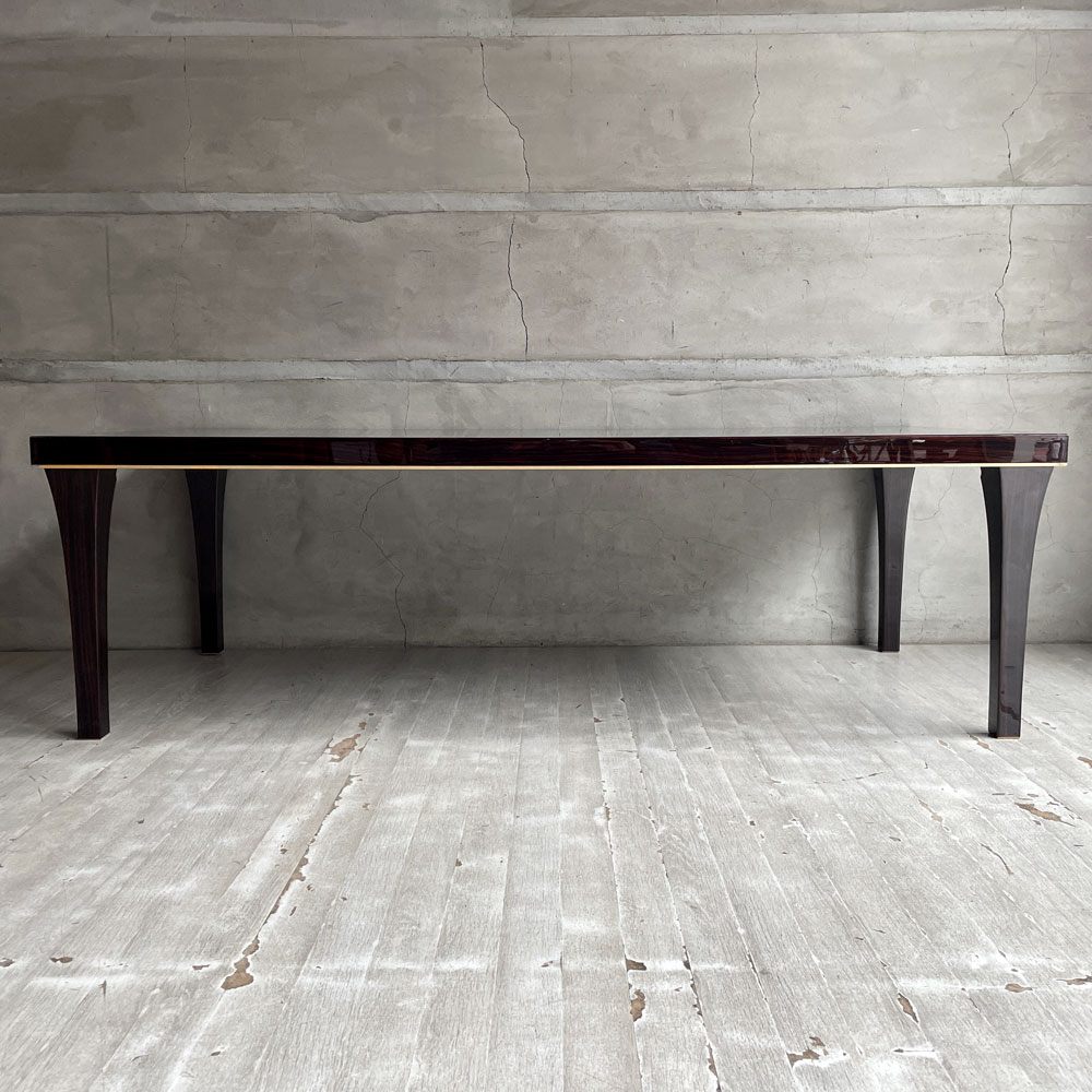 松創 MATSUSO ジン JIN センターテーブル ローテーブル 黒檀 エボニー材 鏡面仕上げ 和モダン ♪