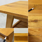 ドアーズリビングプロダクツ DOORS LIVING PRODUCTS ボシー BOTHY ローテーブル 900 W90xD48xH37.5cm オーク無垢材 ●