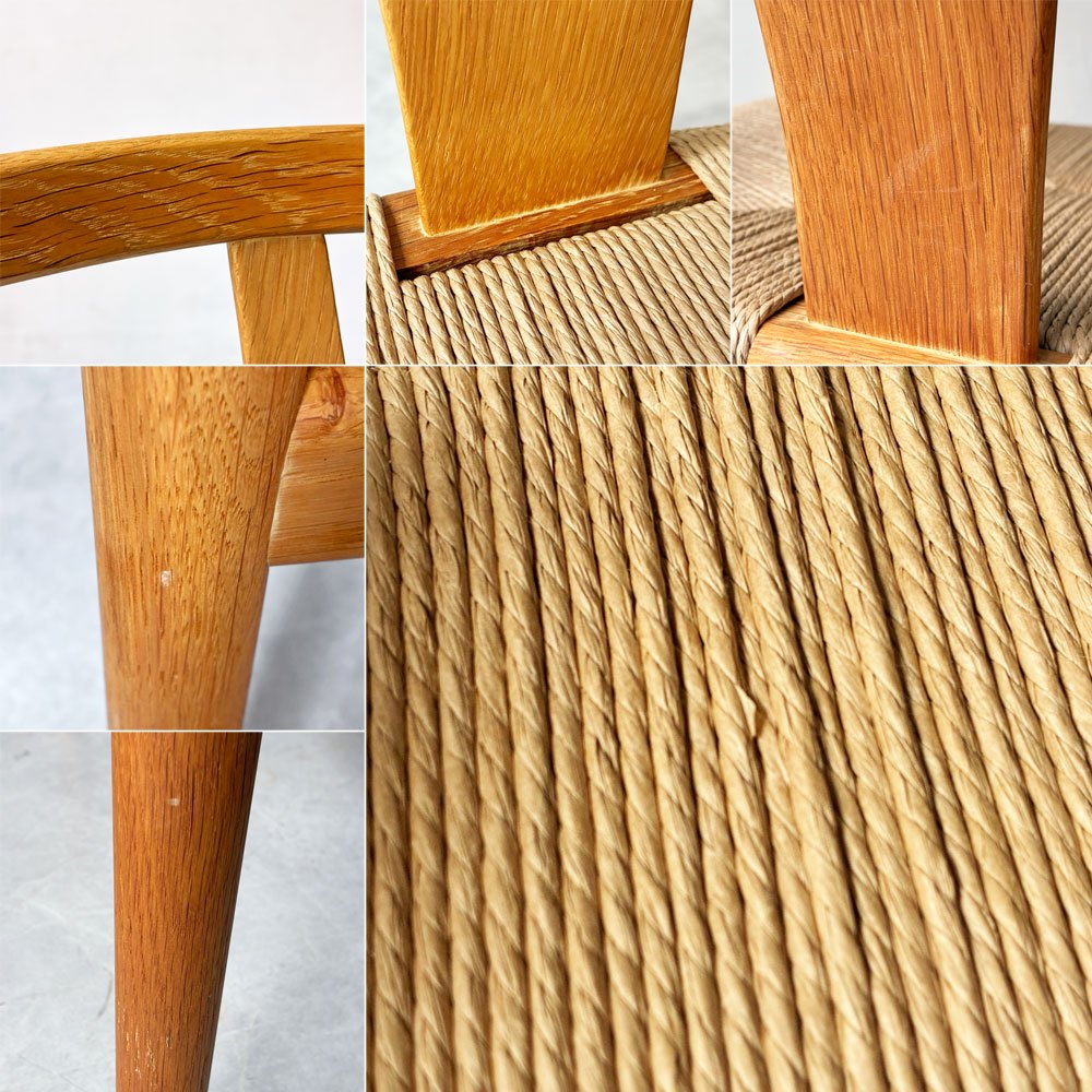 カールハンセン＆サン Carl Hansen & Son CH24 Yチェア オーク材 オイルフィニッシュ ハンス・J・ウェグナー 美品 ペーパーコード張替済 日本仕様サイズ ★