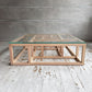 リーンロゼ ligne roset アンティゴネー Antigone ローテーブル コーヒーテーブル ブナ材 ナチュラル ガラス天板 復刻品 ピエール・ポラン Pierre Paulin 廃番 希少 ♪