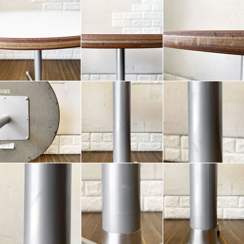 ディーアンドデパートメント D&DEPARTMENT ラワンテーブル LAUAN TABLE ROUND・02 ラウンド メラミン天板 Φ60cm 定価￥71,500- ◎
