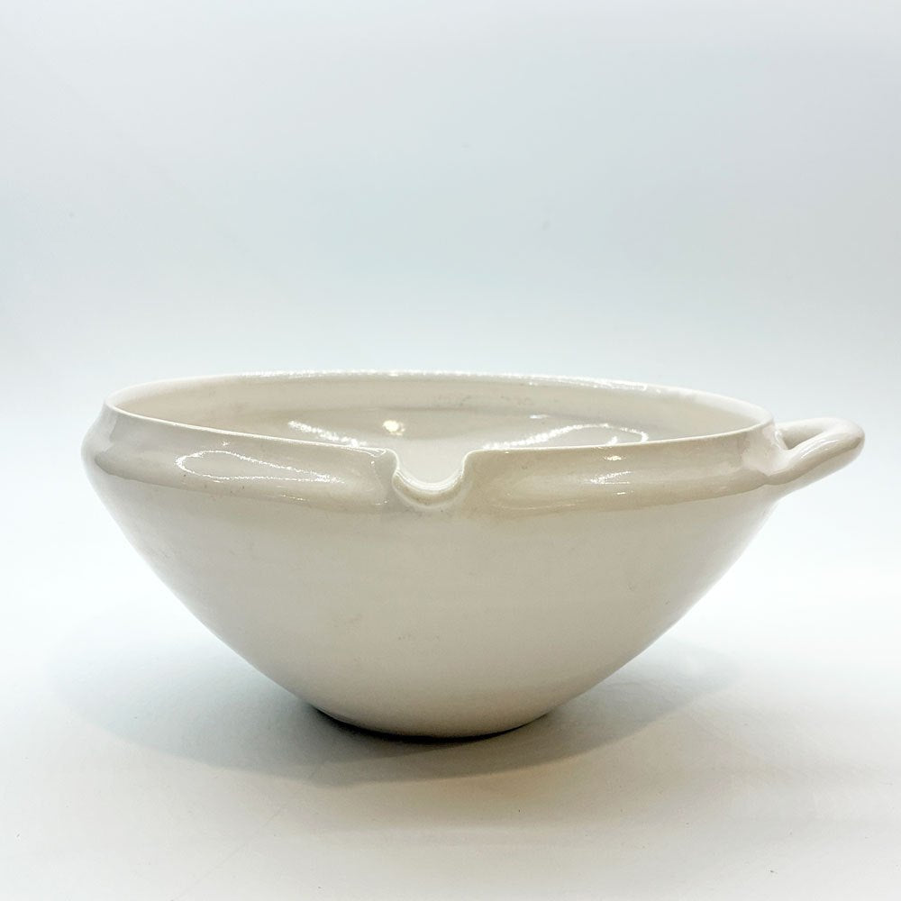 岡田直人 Naoto Okada手付き片口鉢 深 スープボウル うつわ 20.5cm 陶芸家 現代作家 ★