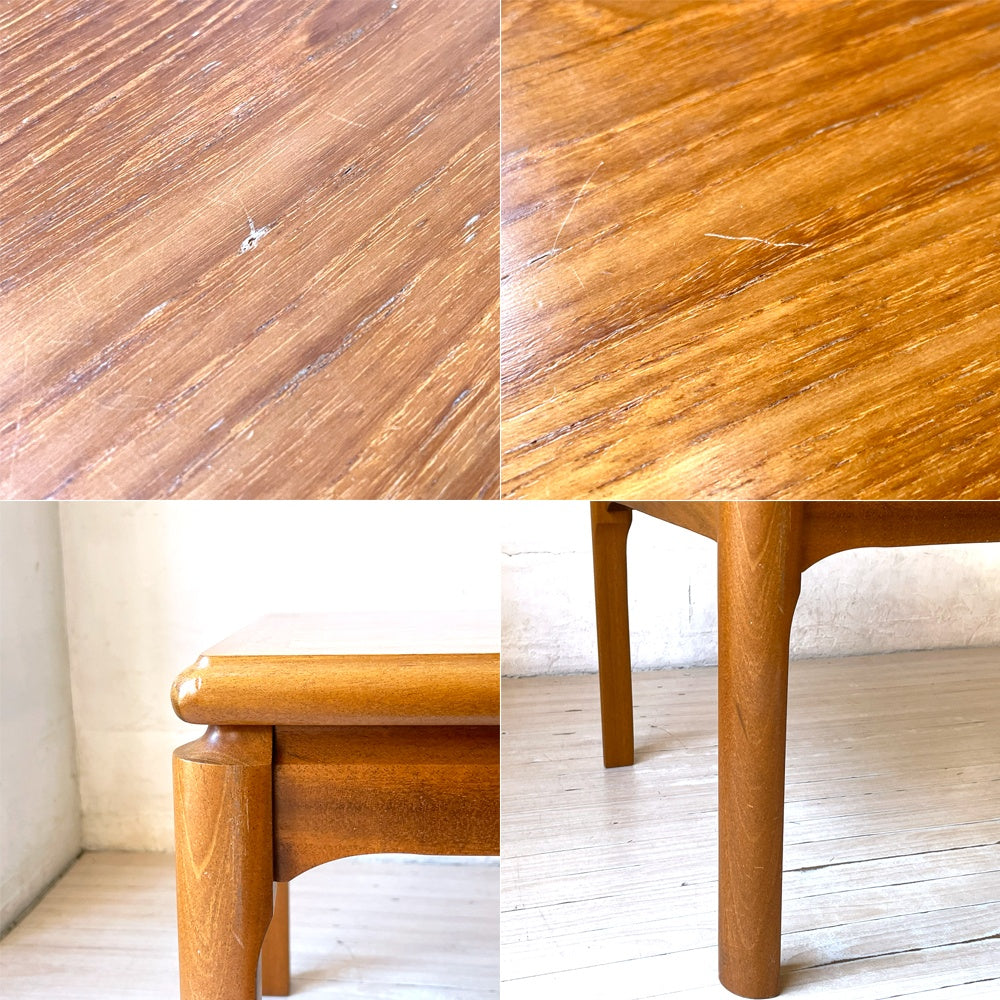 ネイサンファニチャー NATHAN Furniture チーク材 コーヒーテーブル センターテーブル スクエア 英国 イギリス ★