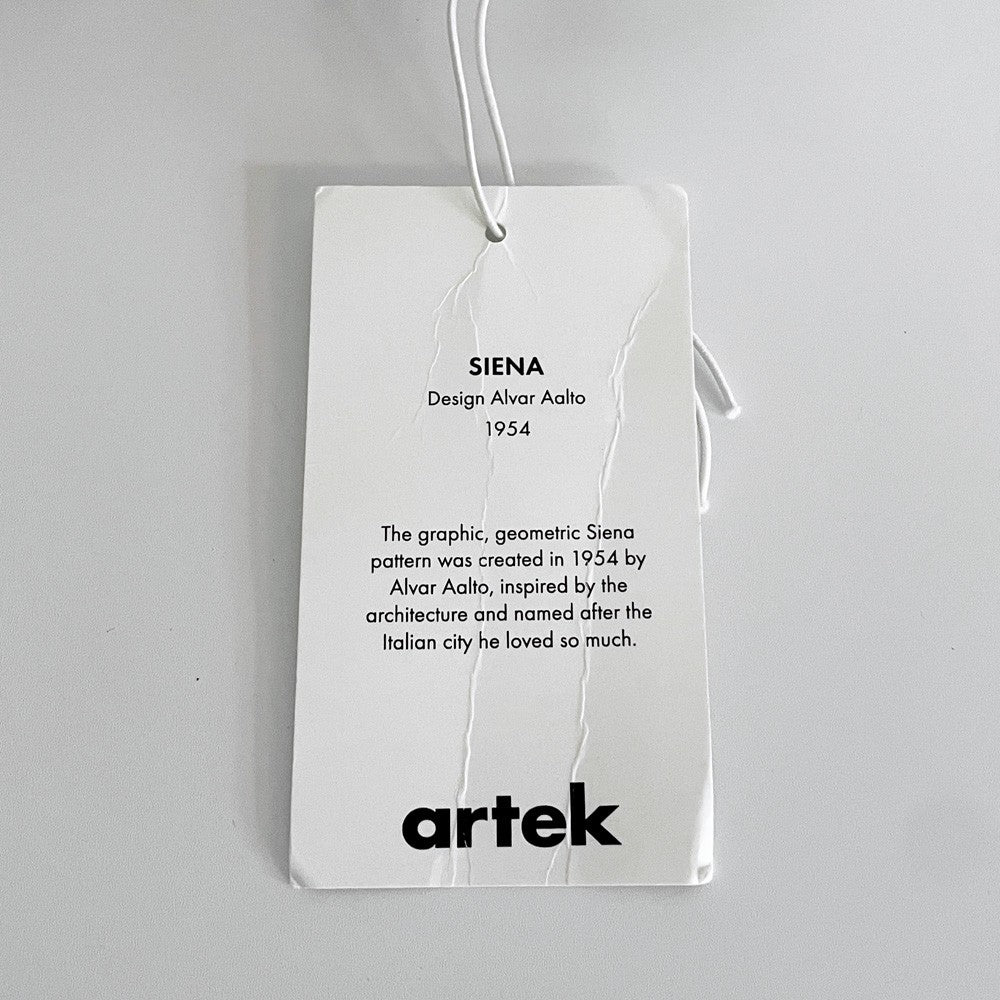 アルテック artek シエナ クッションカバー Siena Cushion Cover サンド × ホワイト インナークッション付 W40×D40 北欧雑貨 デンマーク ■