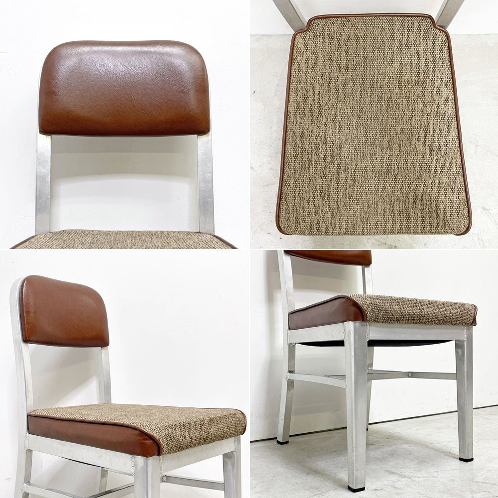 ジャーナルスタンダードファニチャー journal standard Furniture j.s.F モーガン MORGAN ダイニングチェア USミリタリースタイル ●