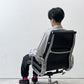 ハーマンミラー Herman Miller ソフトパッドグループ エグゼクティブチェア ハイバック ブラックレザー イームズ 5スターベース ミッドセンチュリー 定価約720,500円 ●