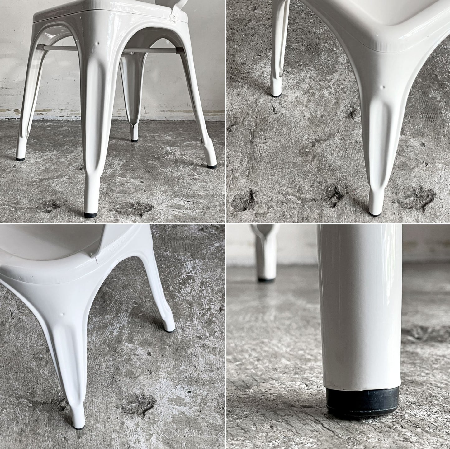トリックス TOLIX エーチェア A-chair ダイニングチェア スタッキング ホワイト フランス インダストリアルスタイル カフェスタイル ■
