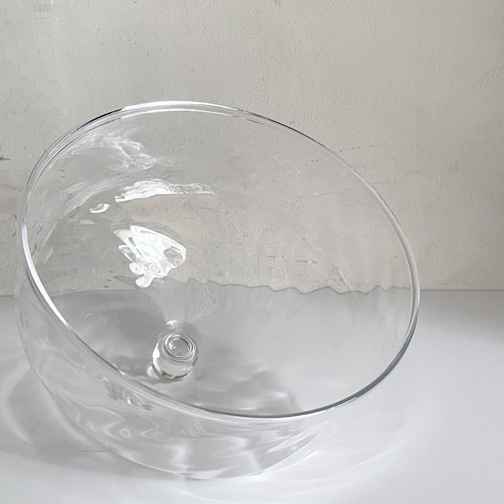 花岡 央 ガラスドーム フードカバー Φ20cm ガラス作家 現代作家 ■