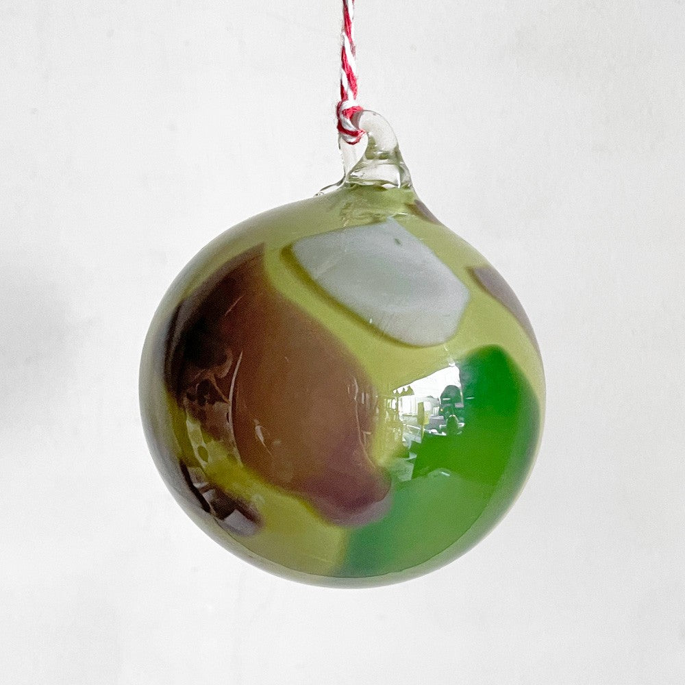 辻和美 ファクトリーズーマー factory zoomer クリスマスボール オーナメント 迷彩柄 2021年 箱付き 現代作家 A ■