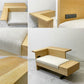 オーダーファニチャー Custom made furniture ワンアームソファ 2シーター 積層合板 ナチュラルモダン ●