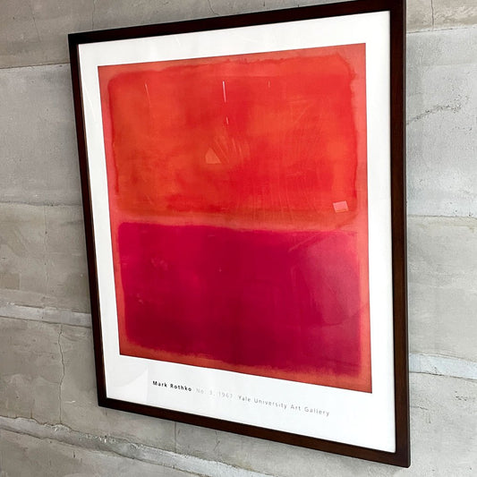 マーク・ロスコ Mark Rothko No.3,1967 ポスター アートフレーム イェール大学アートギャラリー 額装品 ♪