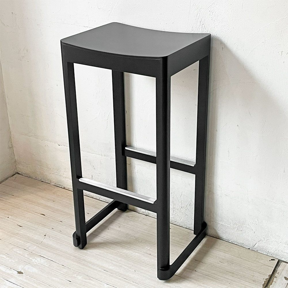 アルテック artek アトリエ バースツール Atelier Bar Stool H75cm ビーチ材 ブラックラッカー仕上げ タフ スタジオ TAF Studio スウェーデン 北欧家具 B ★