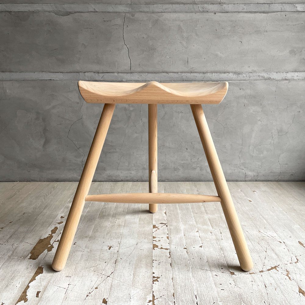 ワーナー Werner シューメーカーチェア Shoemaker Chair NO.49 スツール ビーチ材 ソープフィニッシュ  ラーズ・ワーナー デンマーク B ♪