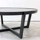カッシーナイクスシー CASSINA ixc. ラーゴ LAGO ダークグレーガラス センターテーブル Ø90cm ミニマルモダン イタリア ●