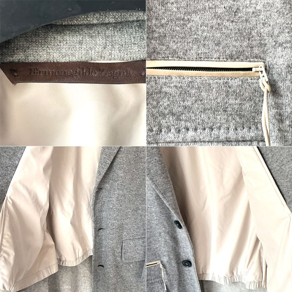 エルメネジルド ゼニア Ermenegildo Zegna Capri オーバーコート 50R カシミヤ55％ イタリア製 メンズ 参考価格68万円 ★
