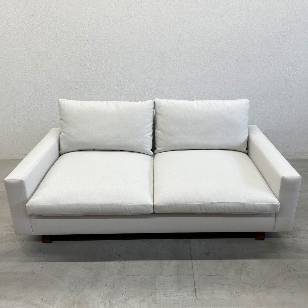 ウエストエルム West Elm ハーモニー 3シーターソファ Harmony 76 Sofa W195cm ダークウォールナット USモダンファニチャー 定価約337,500円 美品〓