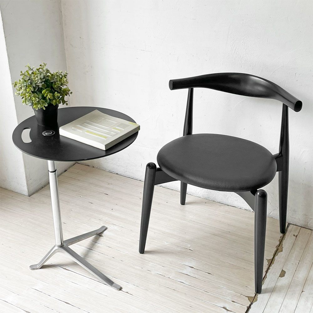 カールハンセン＆サン Carl Hansen & Son CH20 エルボーチェア オールブラック ビーチ材 レザー 本革 ハンス・J・ウェグナー ★