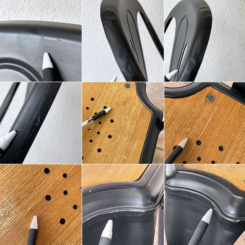 ノーザンオハイオインダストリアル Northern Ohio Industrial マルチプルズチェア Multipls Chair ダイニングチェア スタッキング ブラックスチール インダストリアルデザイン C ◇