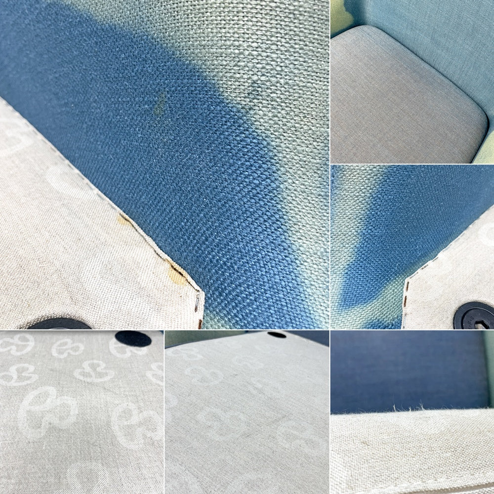 フリッツハンセン Fritz Hansen ロオチェア RO JH2 ラウンジチェア ハイバック Faded Denim Blue ファブリック オーク材フレーム ハイメ・アジョン 北欧モダン●