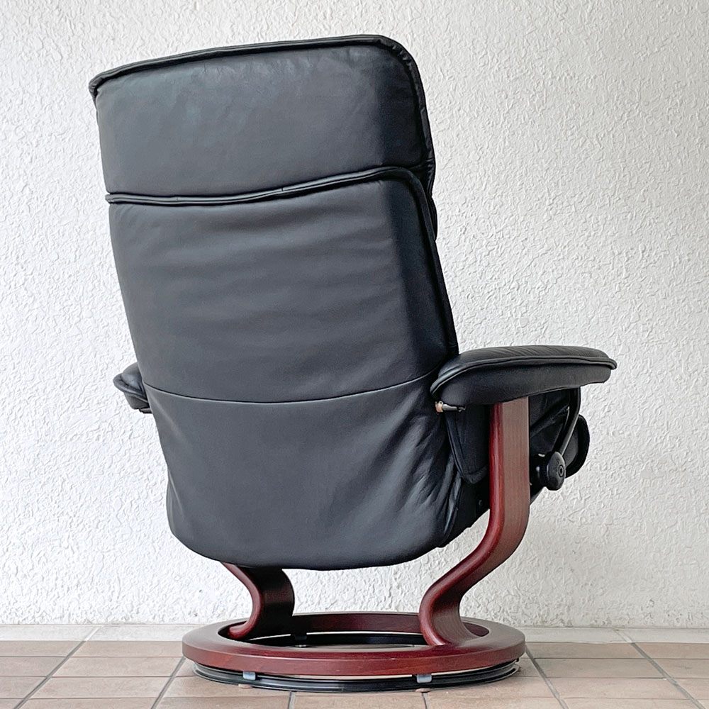 エコーネス EKORNES コモドール Commodore ストレスレスチェア stressless オットマン付き リクライニングチェア 北欧家具 ノルウェー ◇