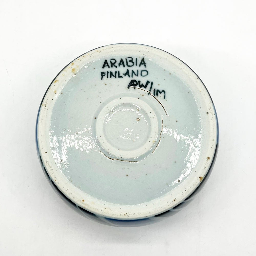 アラビア ARABIA アトリエ Atelje ボウル アンヤ・ヤーティネン・ウィンクヴィスト ビンテージ フィンランド 北欧食器 ●