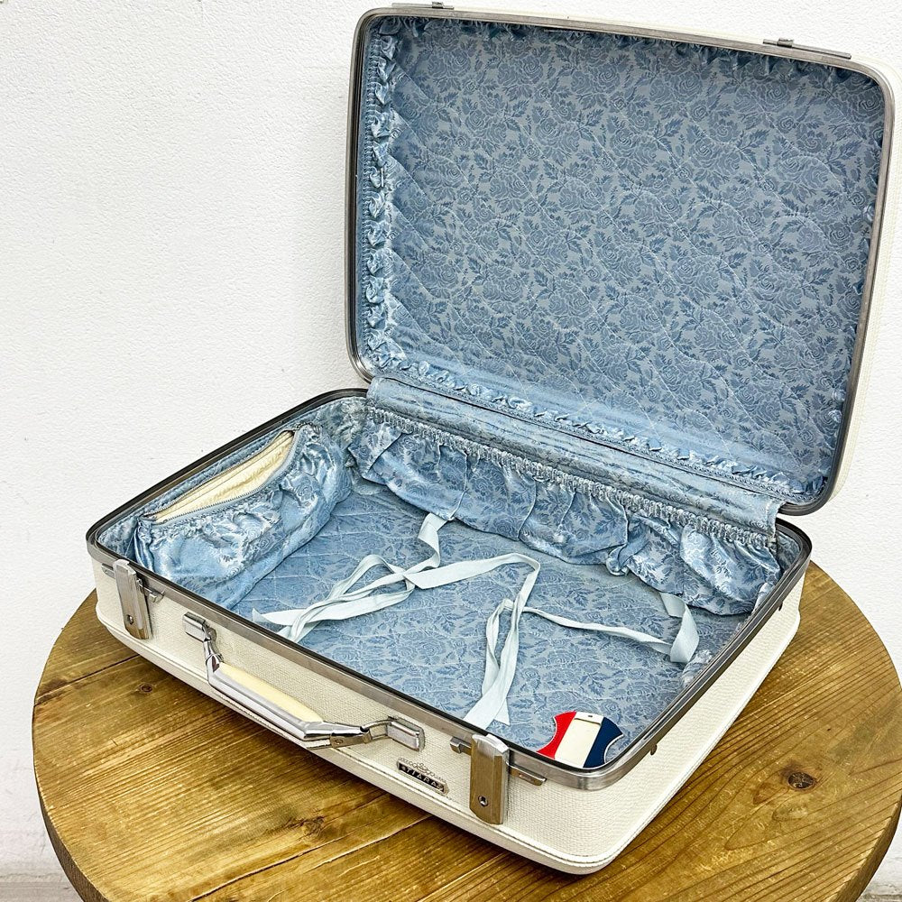 アメリカンツーリスター American tourister TIARA ビンテージトランク スーツケース ダイヤル無し 鍵欠品 ●