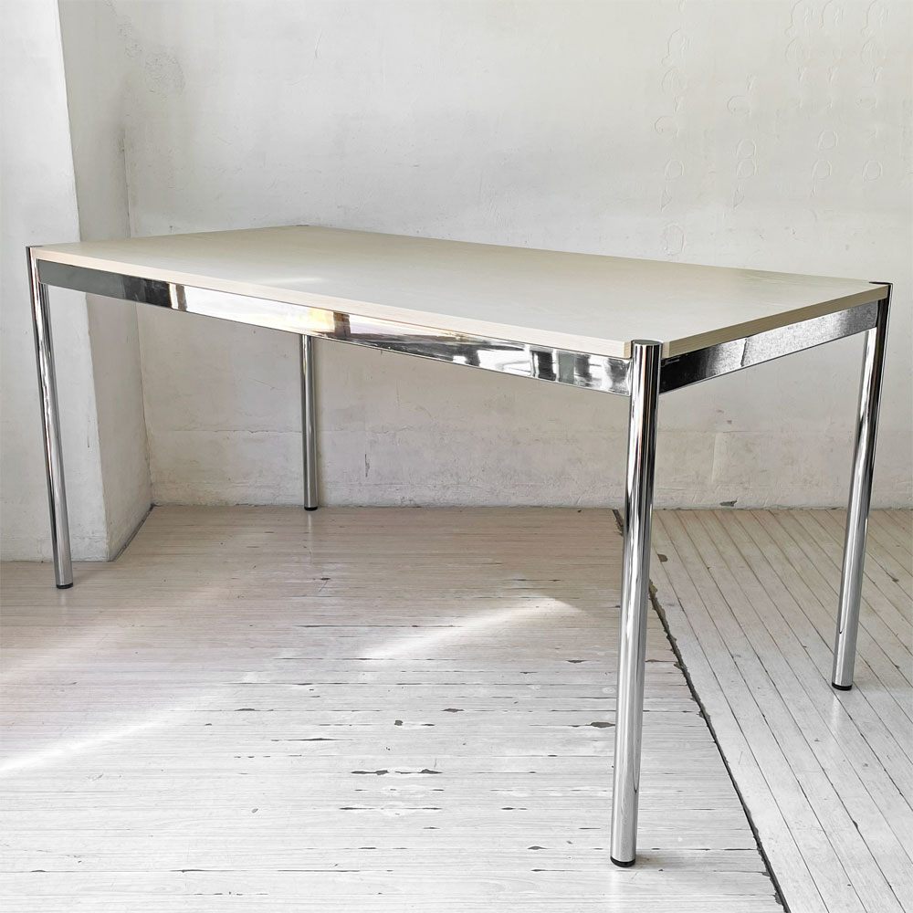 USMハラー USM Haller モジュラーファニチャー USMハラーテーブル デスク オーク材 W150cm フリッツ・ハラー スイス モダンデザイン ★
