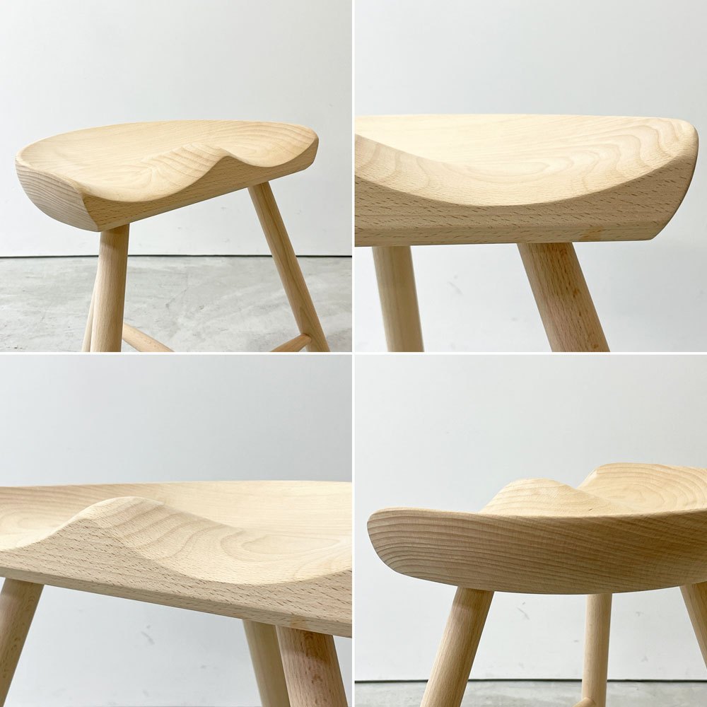 ワーナー Werner シューメーカーチェア Shoemaker Chair NO.49 スツール ビーチ材 ラーズ・ワーナー デンマーク 北欧家具 ●