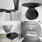 フリッツハンセン Fritz Hansen セブンチェア ダイニングチェア カラードアッシュ ブラック アルネ・ヤコブセン 北欧 デンマーク 定価￥75,680- 美品 B■
