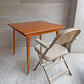 パシフィックファニチャーサービス PFS スクエア テーブル Lサイズ ダイニングテーブル 樺材 ダークブラウン W80cm 定価￥80,300- ♪