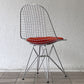 ヴィトラ vitra ワイヤーチェア Eames Wire Chair DKR5 エッフェルベース クローム シートパッド付 レッド C&R イームズ ミッドセンチュリー ◇