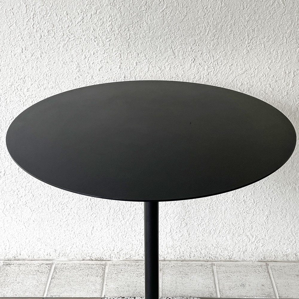 ヘイ HAY テラゾー TERRAZZO TABLE ラウンドテーブル カフェテーブル アンスラサイト×グレーベース 人工大理石 デンマーク 北欧家具 ◇