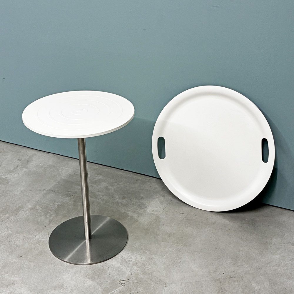 アレッシィ ALESSI オプラ Op-La トレイ＆テーブル サイドテーブル ジャスパー・モリソン Jasper Morrison 定価￥76,340- ◎