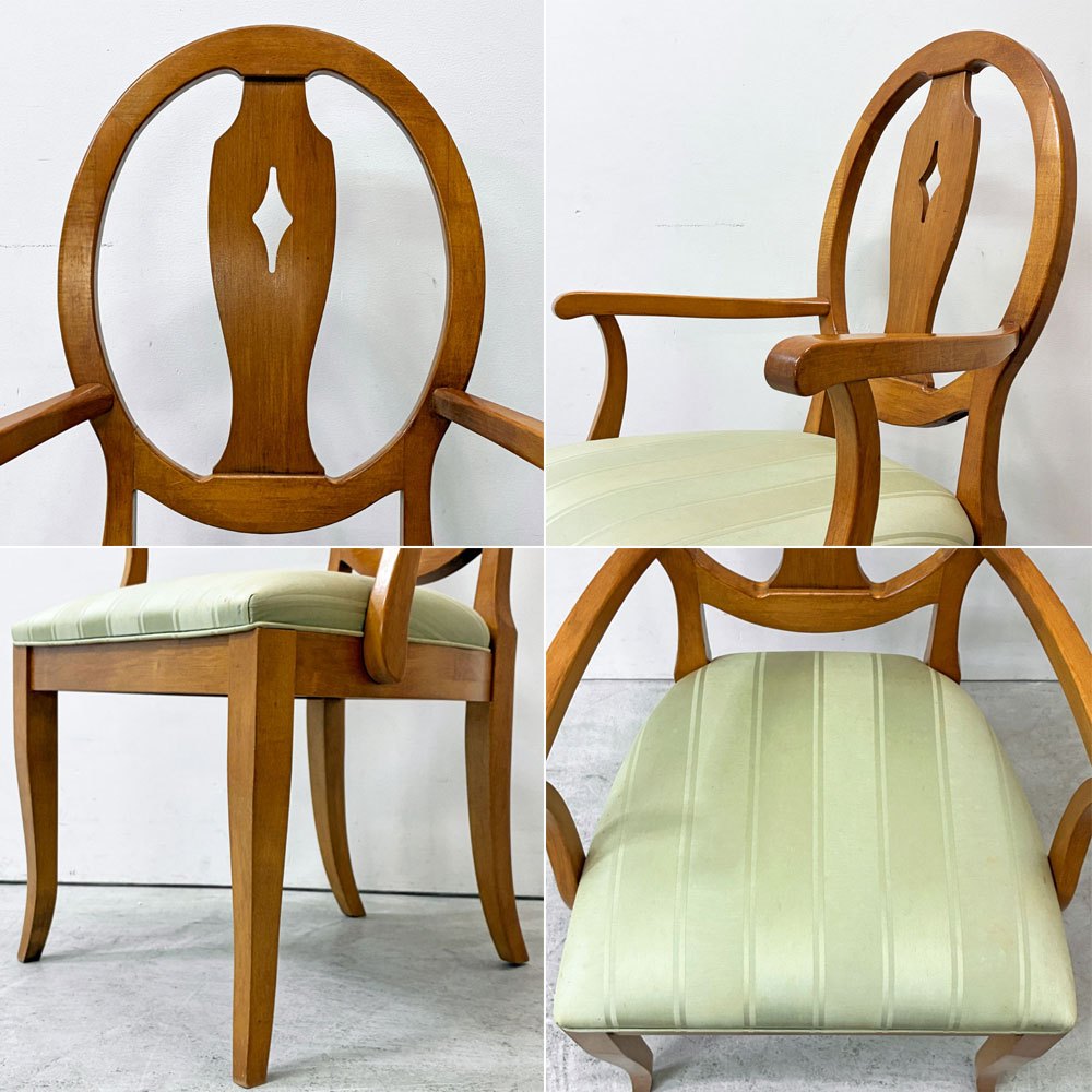 イーセンアーレン ETHAN ALLEN カントリーカラーズ Country Colors アームチェア ダイニングチェア カントリースタイル ●