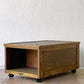 トラックファニチャー TRUCK FURNITURE ベン BEN コーヒーテーブル W84cm レザートップ ナラ無垢材 キャスター 抽斗2杯 ◇